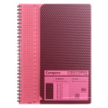COMIX Diamond Translucente PP Cover Dot Grid Spiral Bound Notebook